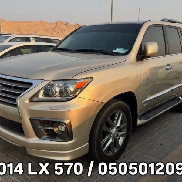  #Lexus #lx570 Gcc
لكزس ال اكس 570 خليجي موديل 2014
ذهبي من الداخل زعفراني فل اوبشن